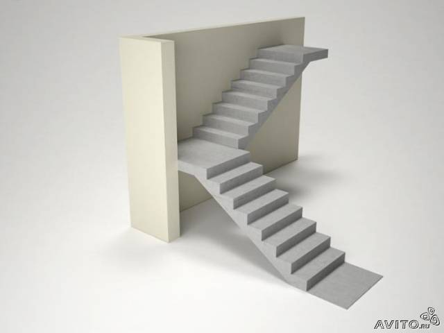 Г-образная лестница