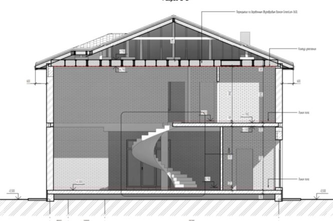 возведению лестницы на второй этаж в частном доме в д Горышкино Одинцовской области {