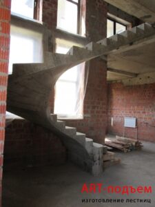 Винтовые бетонные лестницы на заказ 15