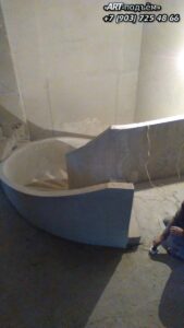 Винтовые бетонные лестницы на заказ 30