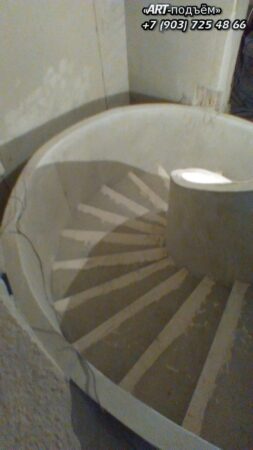 Винтовые бетонные лестницы на заказ 31