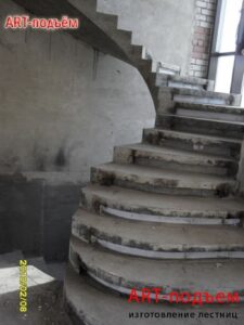 Винтовые бетонные лестницы на заказ 92