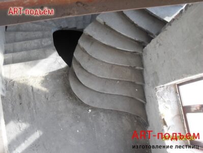 Винтовые бетонные лестницы на заказ 94