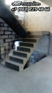 Маршевые лестницы для частного дома 16 Маршевые монолитные бетонные лестницы под ключ в Москве и Московской области 16