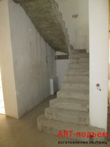 Маршевые лестницы для частного дома 2 Маршевые монолитные бетонные лестницы под ключ в Москве и Московской области 2