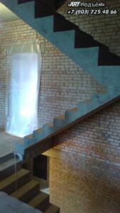 Маршевые лестницы для частного дома 22 Маршевые монолитные бетонные лестницы под ключ в Москве и Московской области 22