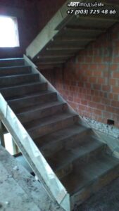 Маршевые лестницы для частного дома 32 Маршевые монолитные бетонные лестницы под ключ в Москве и Московской области 32