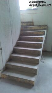 Маршевые лестницы для частного дома 34 Маршевые монолитные бетонные лестницы под ключ в Москве и Московской области 34