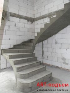 Маршевые лестницы для частного дома 37 Маршевые монолитные бетонные лестницы под ключ в Москве и Московской области 37