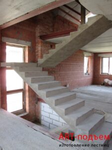 Маршевые лестницы для частного дома 44 Маршевые монолитные бетонные лестницы под ключ в Москве и Московской области 44