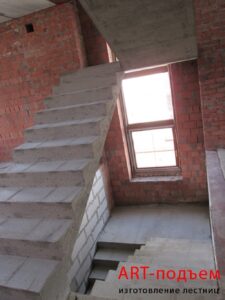 Маршевые лестницы для частного дома 46 Маршевые монолитные бетонные лестницы под ключ в Москве и Московской области 46