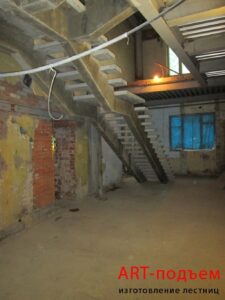 Маршевые монолитные бетонные лестницы под ключ в Москве и Московской области 5