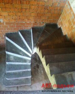 Маршевые лестницы для частного дома 73 Маршевые монолитные бетонные лестницы под ключ в Москве и Московской области 73