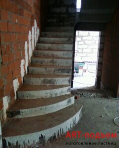 Маршевые лестницы для частного дома 75 Маршевые монолитные бетонные лестницы под ключ в Москве и Московской области 76